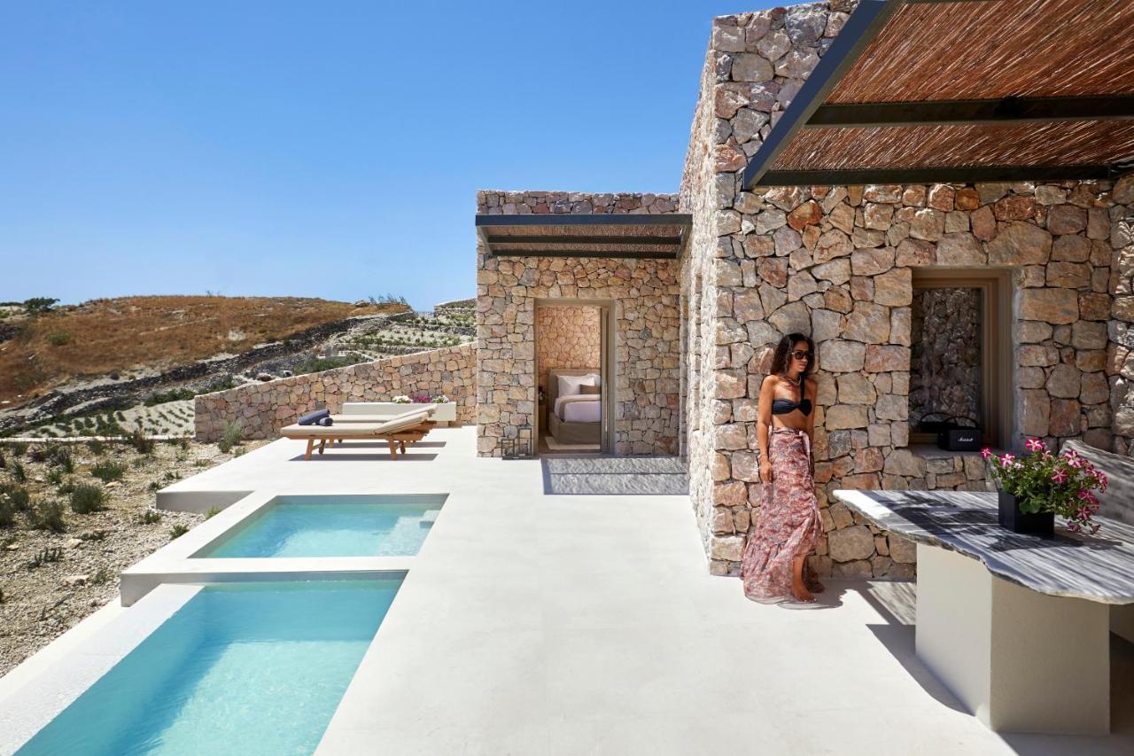 Santorini Sky, The Retreat Villa Pyrgos Kallistis Luaran gambar