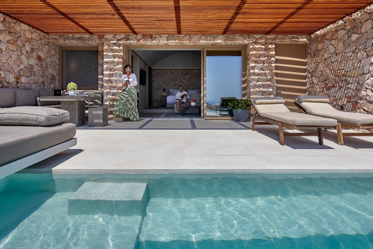 Santorini Sky, The Retreat Villa Pyrgos Kallistis Luaran gambar